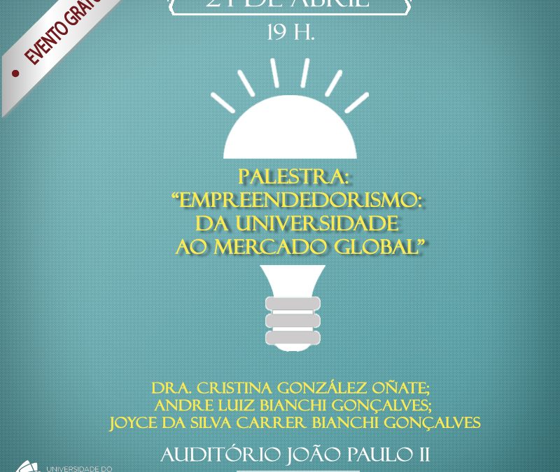 Palestra Empreendedorismo 2017